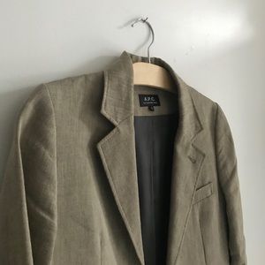 Wool/cotton A.P.C. Blazer